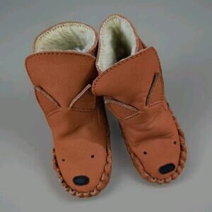 Donsje AMSTERDAM Kapi Classic Booties‎ | FOX | Maple Nubuck Size 0-6months NWOT